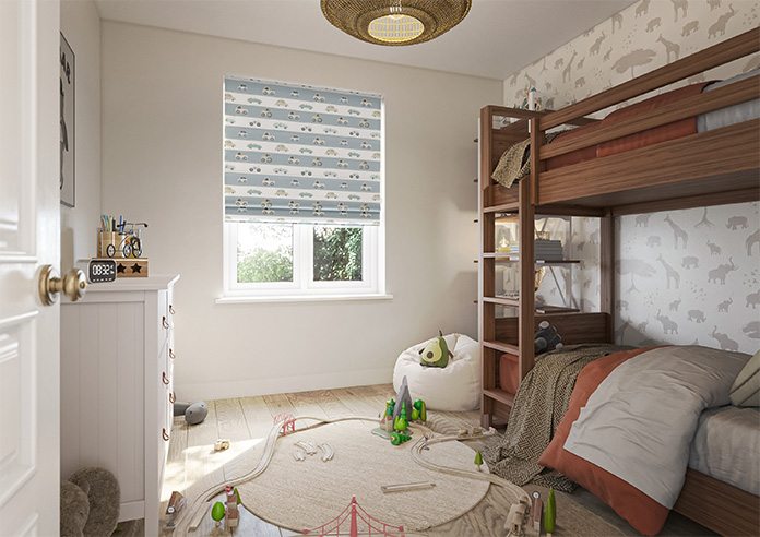 Brum Brum, Highway - Twist&Fit Roman Blind - Image 6